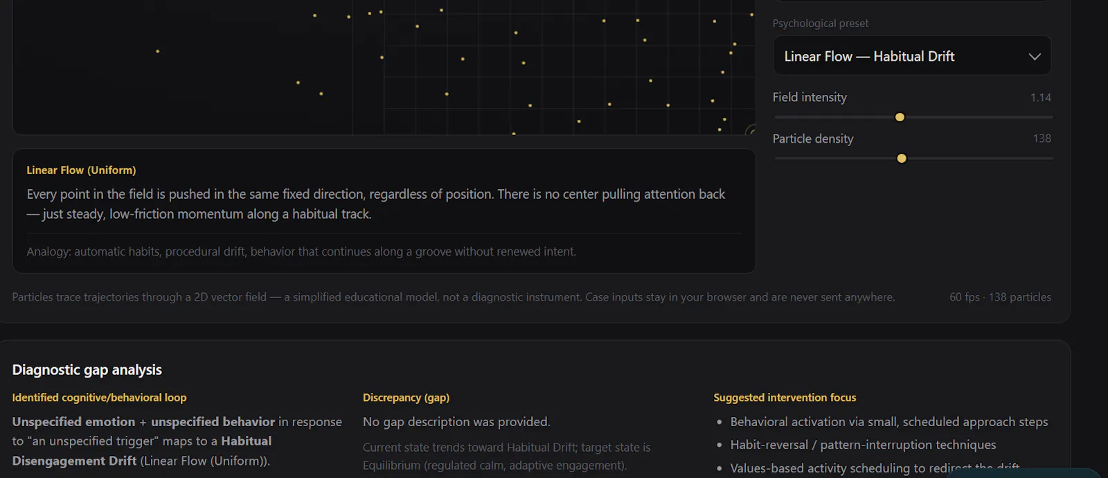 Psychological Dynamical State Plotter screenshot 2