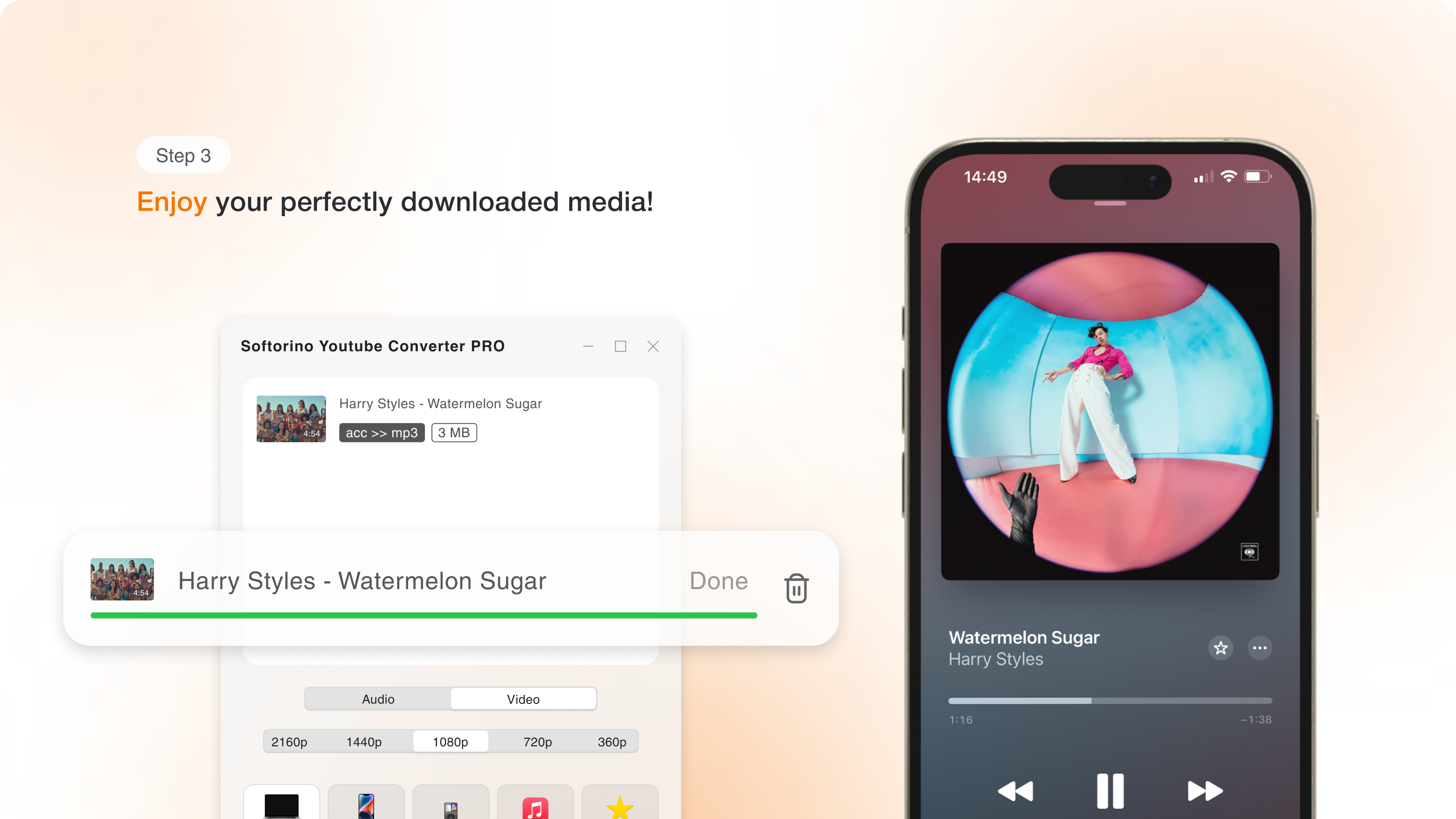 syc pro ai - บันทึกวิดีโอ YouTube เป็น MP4 หรือ MP3 ไปยังอุปกรณ์ Apple ของคุณ! media 5