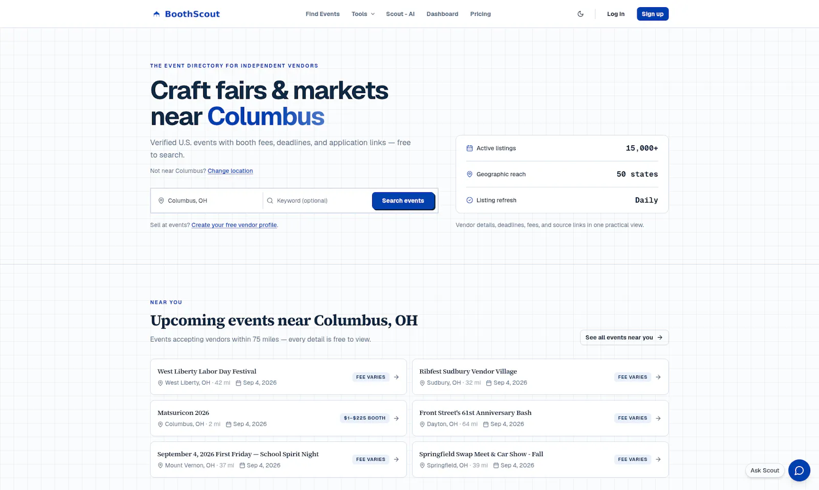 BoothScout screenshot 1