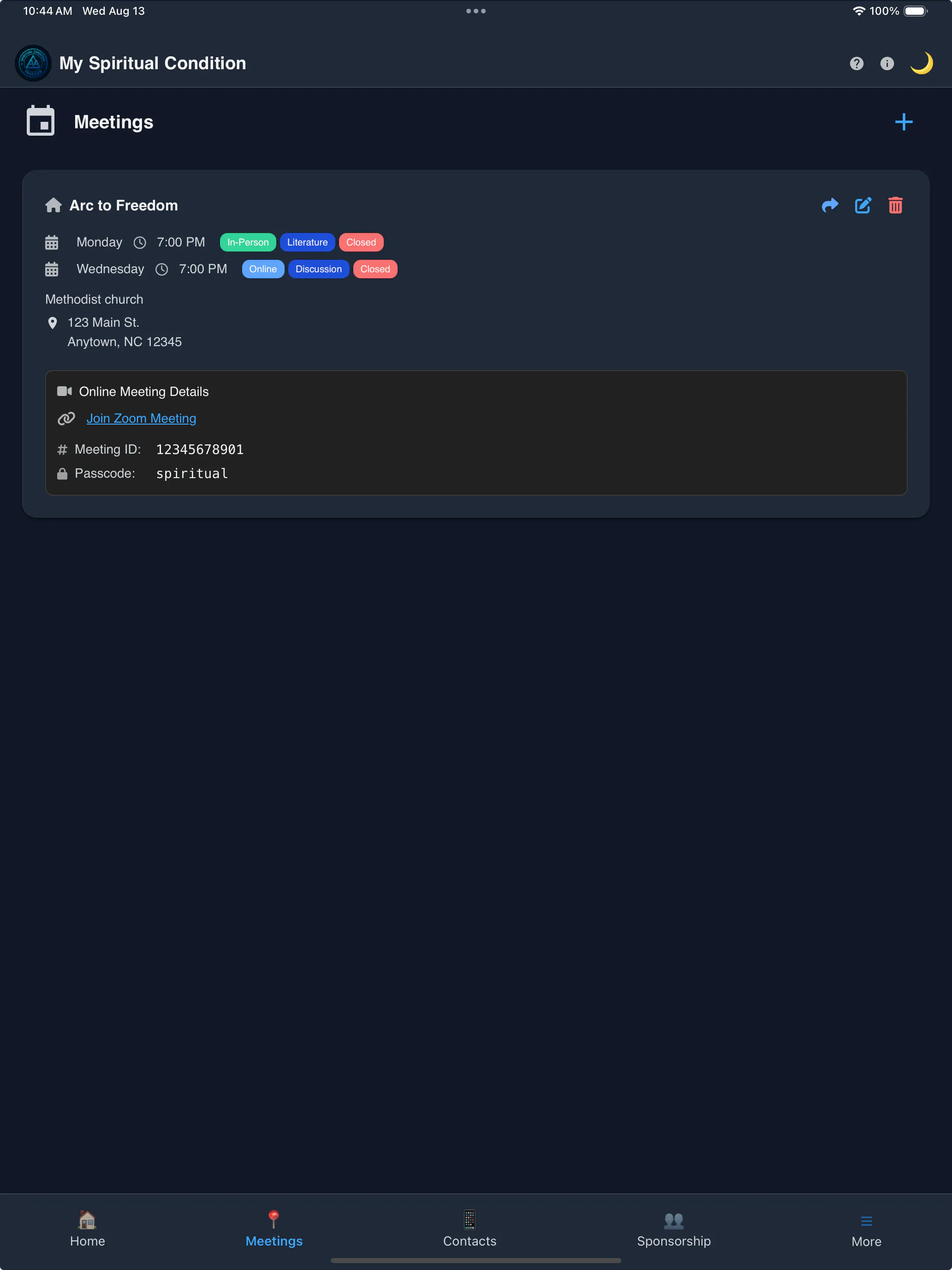 Spiritual Condition Tracker gallery image
