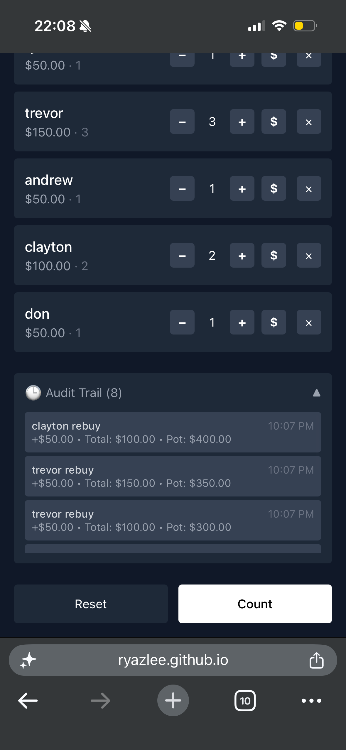 Poker Session Manager gallery image