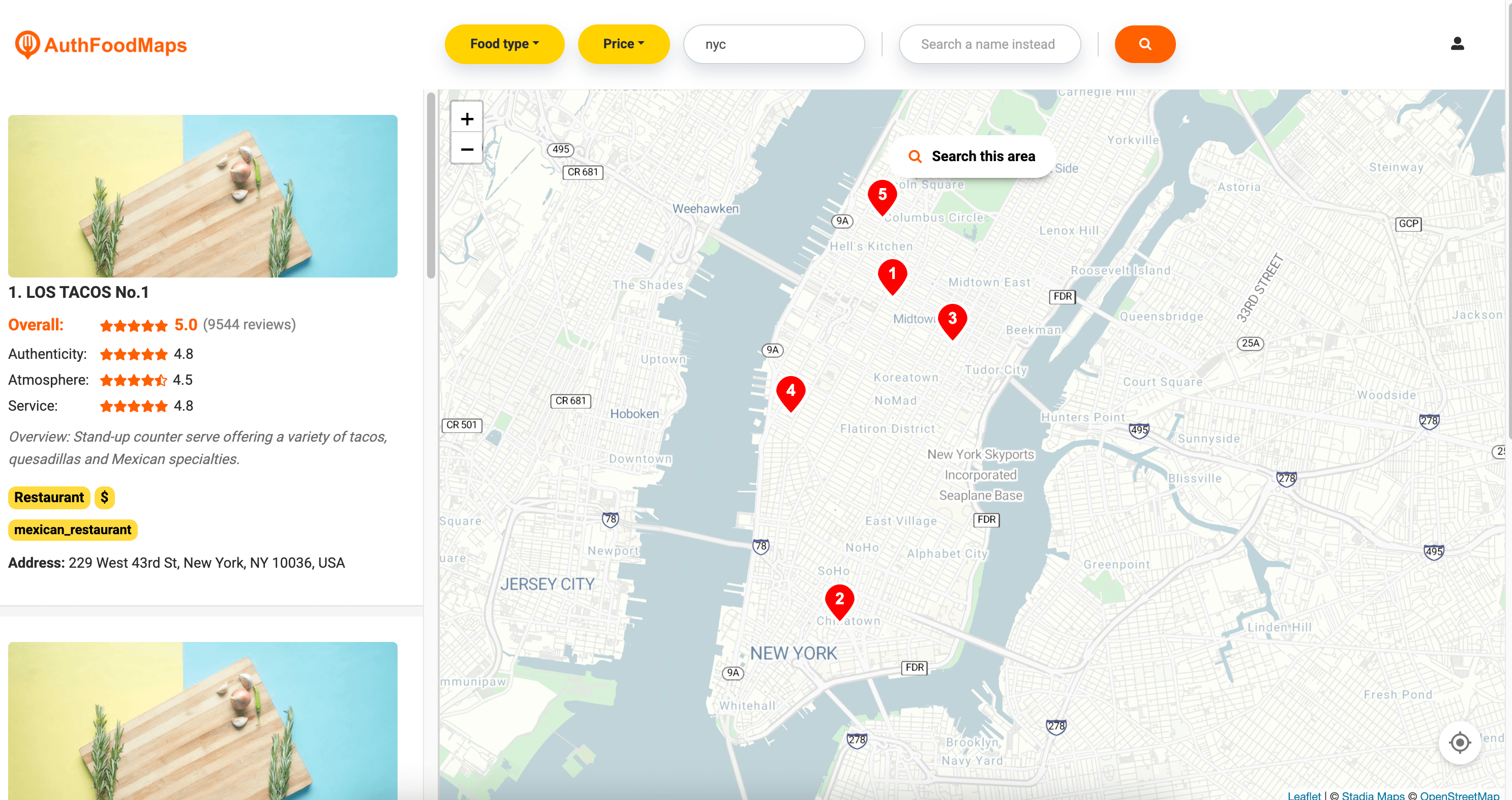 authfoodmaps - 在您附近寻找正宗种族餐厅的Yelp媒体4