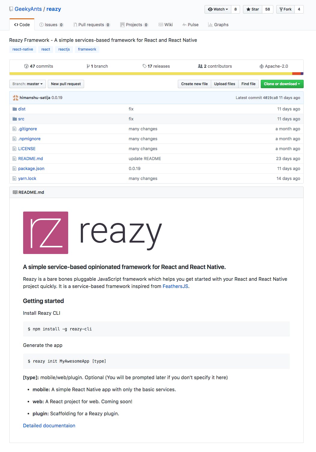 Reazy Framework media 1