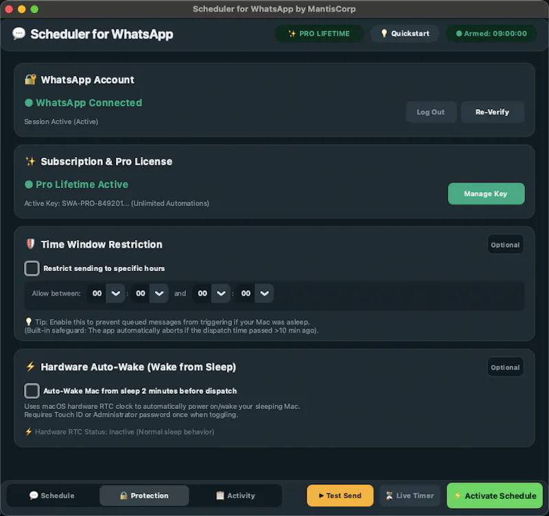 Scheduler for WhatsApp screenshot 3