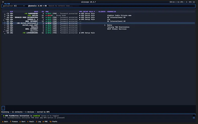 Airscope screenshot 2