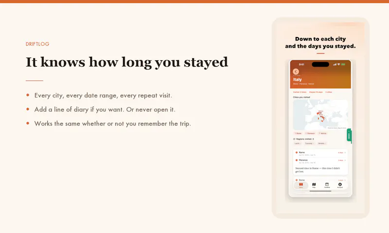 Driftlog screenshot 5