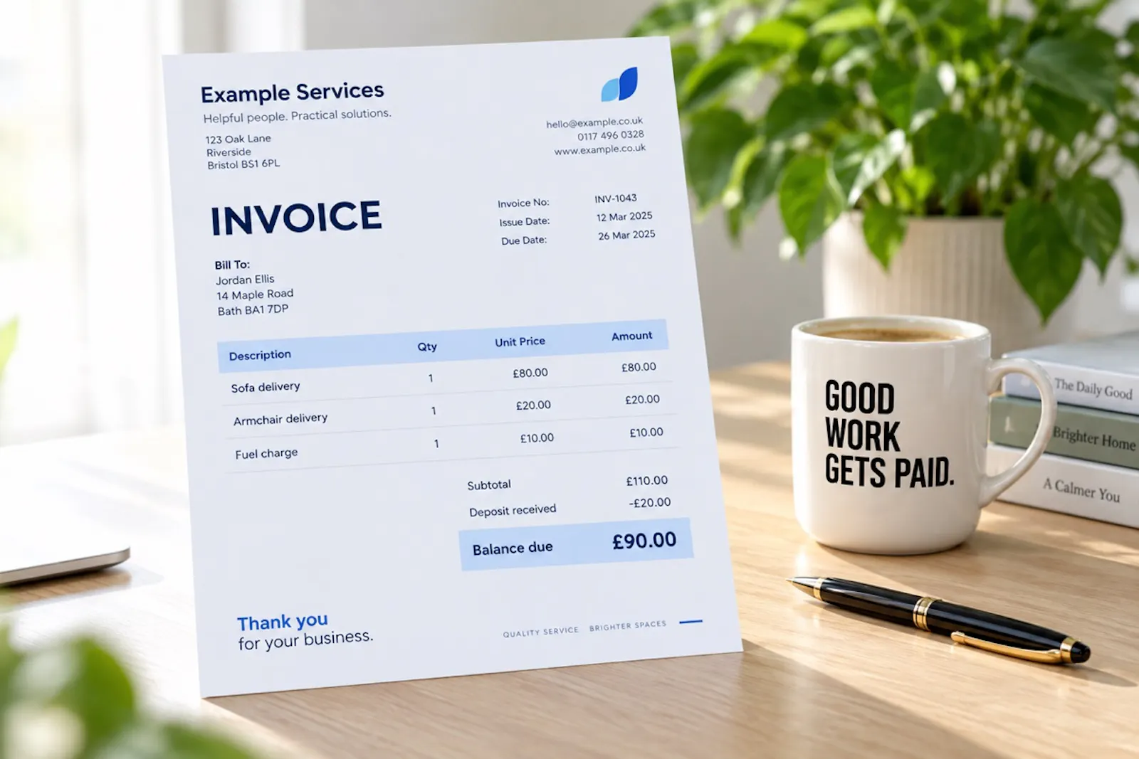 Create Instant Invoice screenshot 1