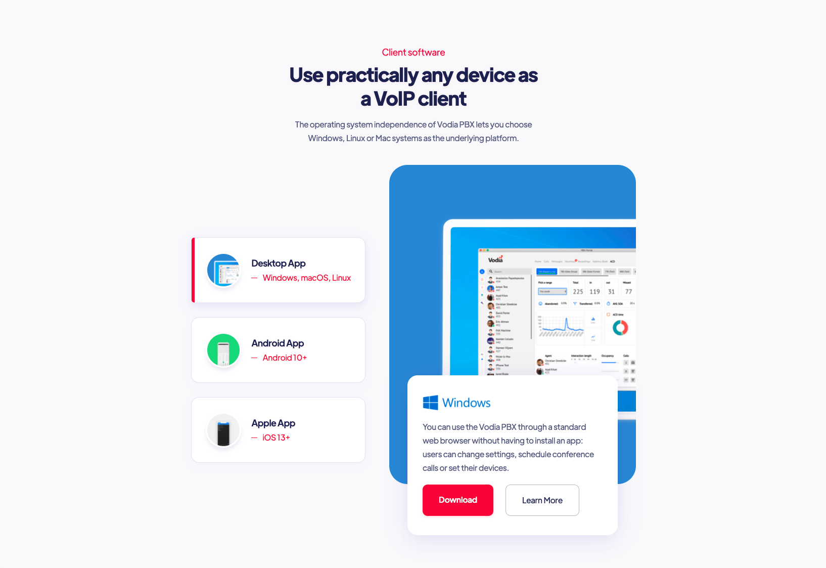 Média Vodia ip - PBX |Système téléphonique commercial basé sur le cloud 4