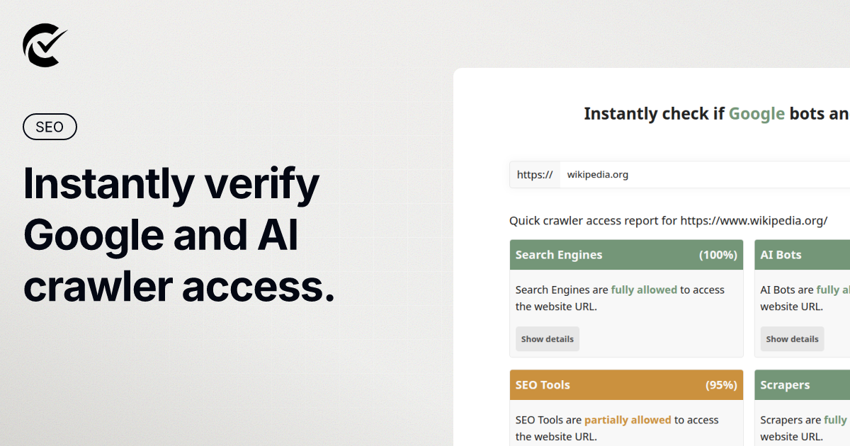 CrawlerCheck gallery image