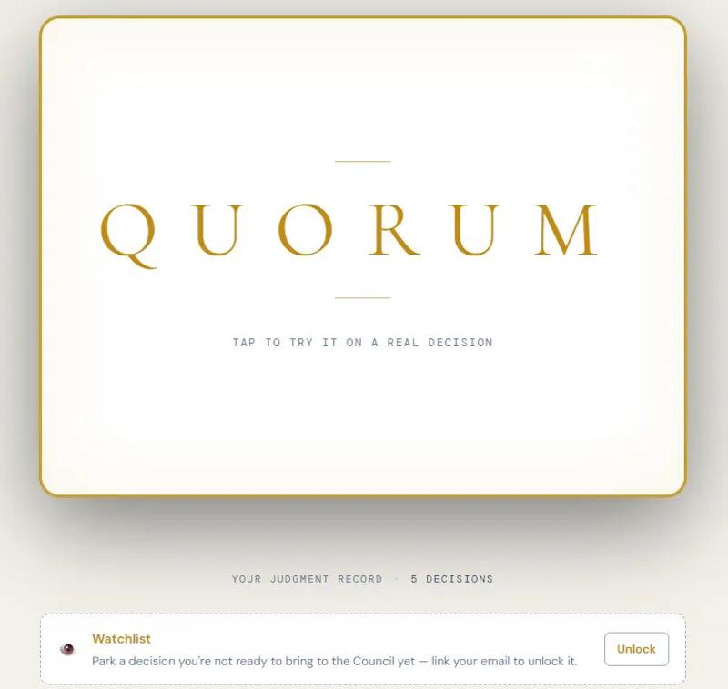 Quorum Vault screenshot 2
