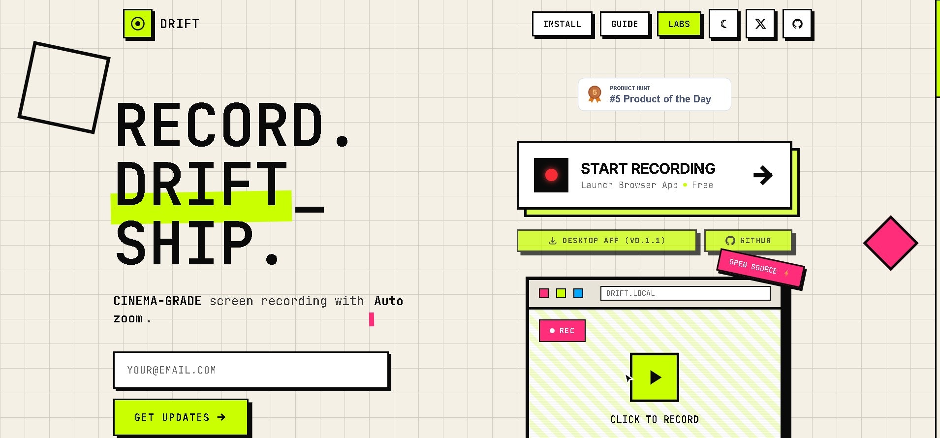 Drift - Browser App gallery image