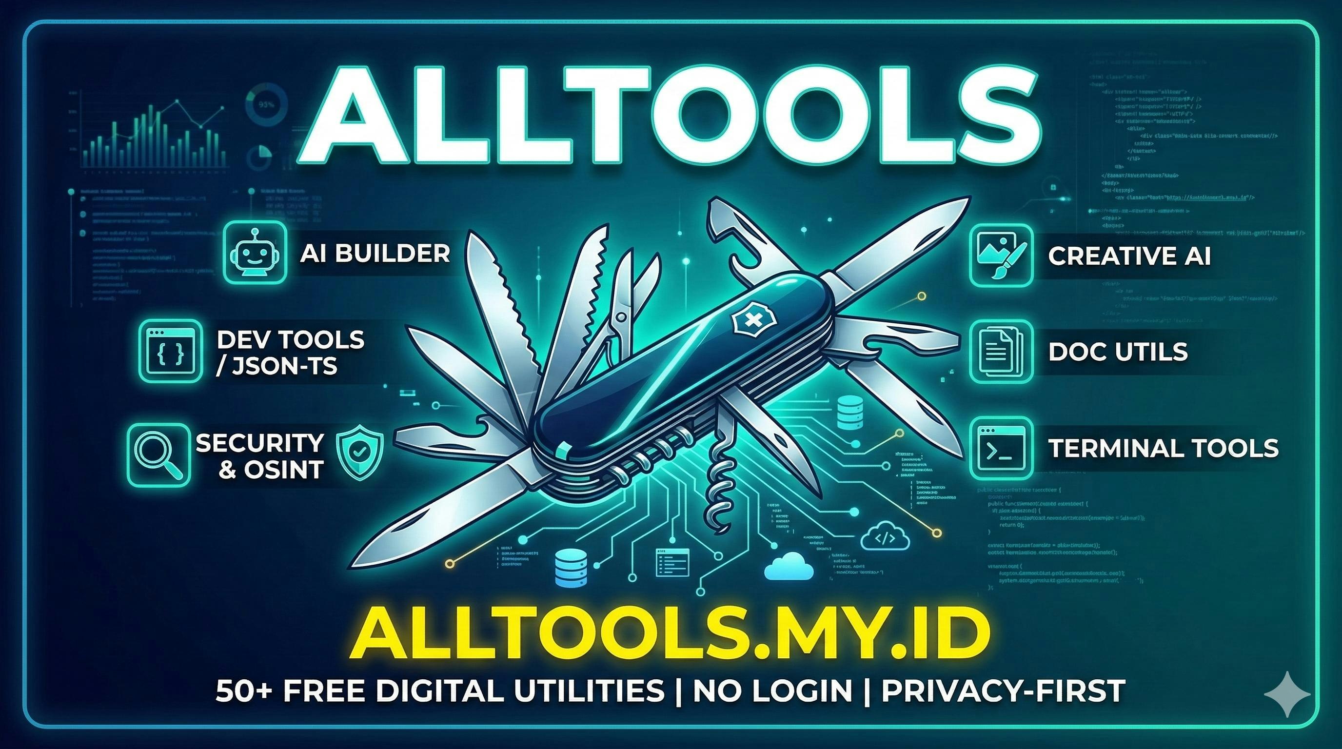 AllTools.my.id - Main product screenshot demonstrating key features and user interface