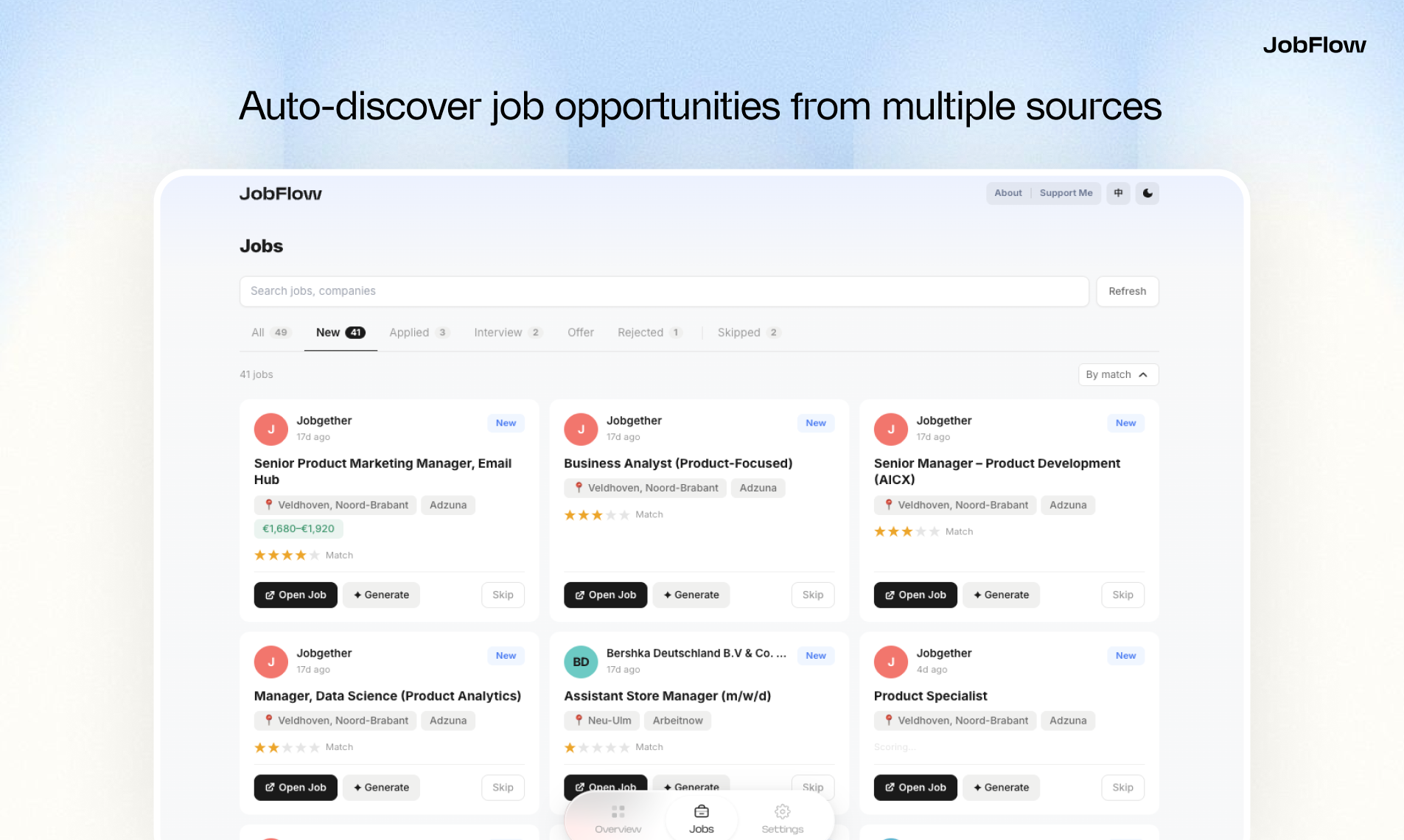 JobFlow gallery image