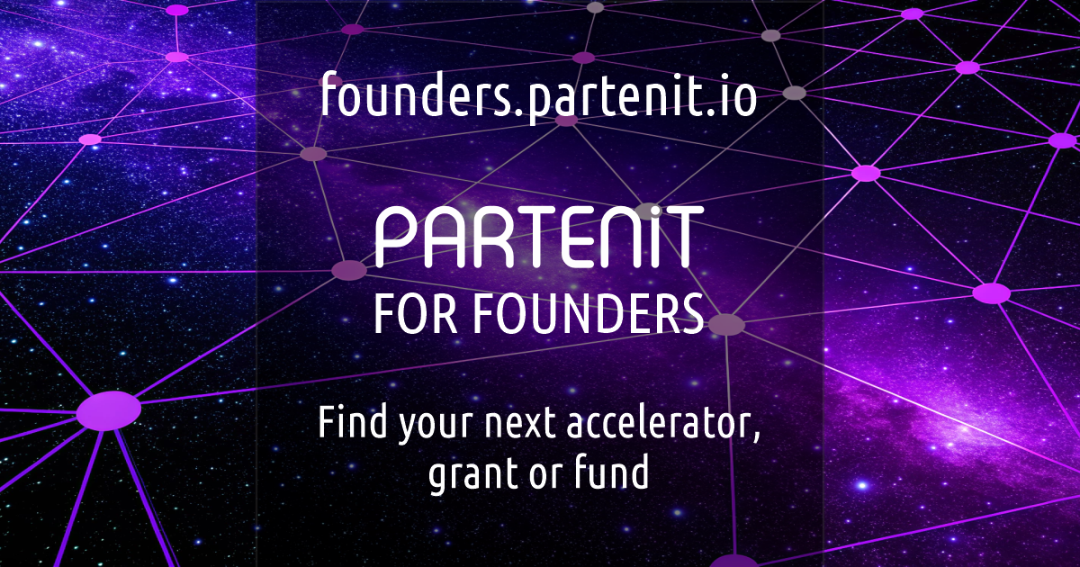 ผู้ก่อตั้ง Partenit - ค้นหา Accelerators & Grants สำหรับการเริ่มต้นของคุณ (ฟรี) media 1