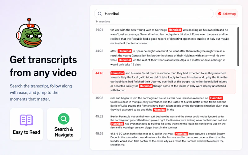 CyFrog: Youtube Summary & Chat screenshot 5