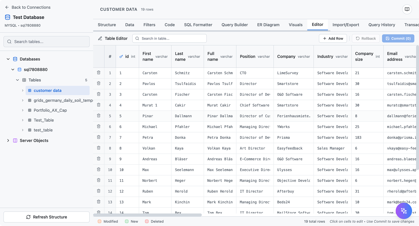 VPS Commander - SQL Data Builder gallery image