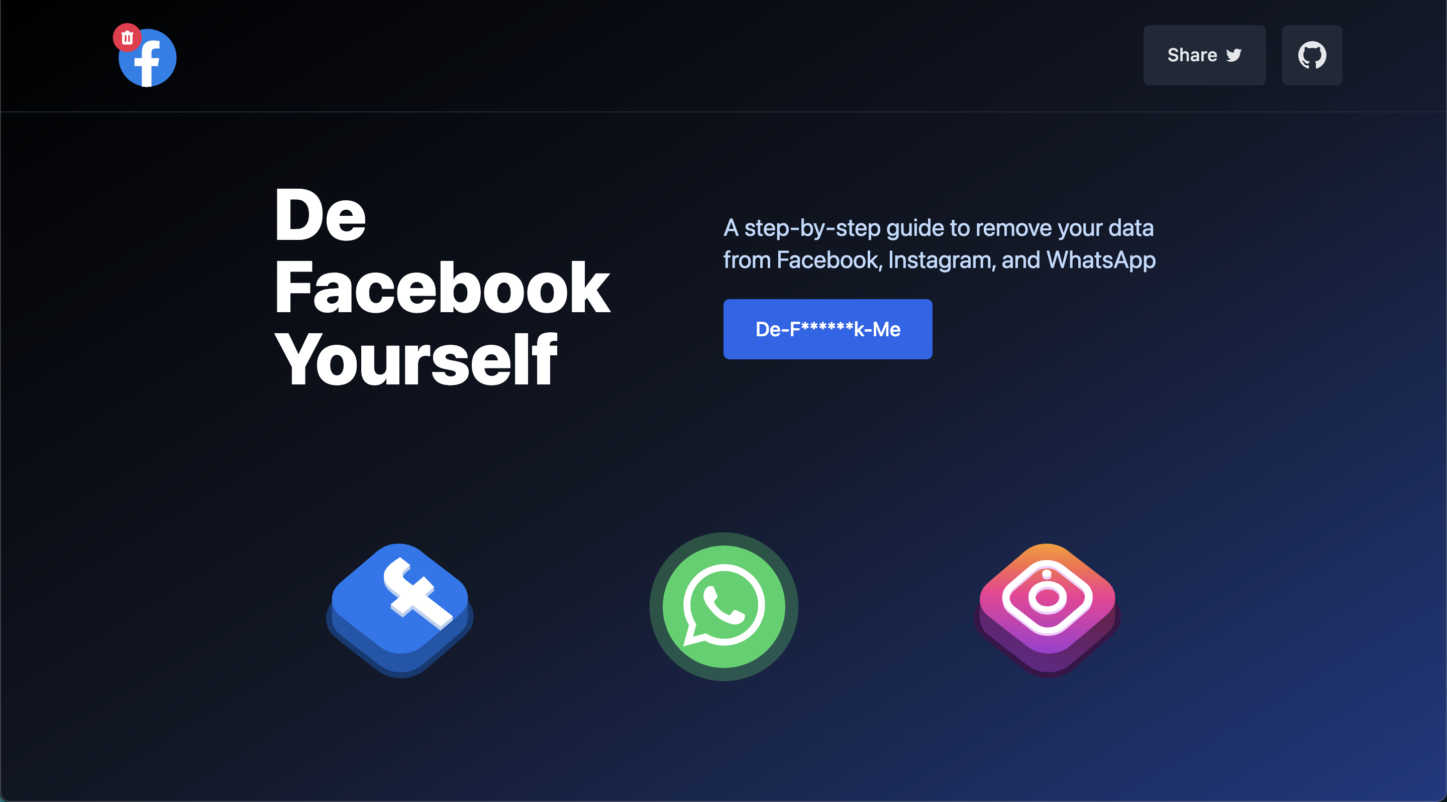 DeFacebookMe gallery image