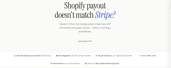 Reconcra — Shopify & Stripe Reconciler gallery image