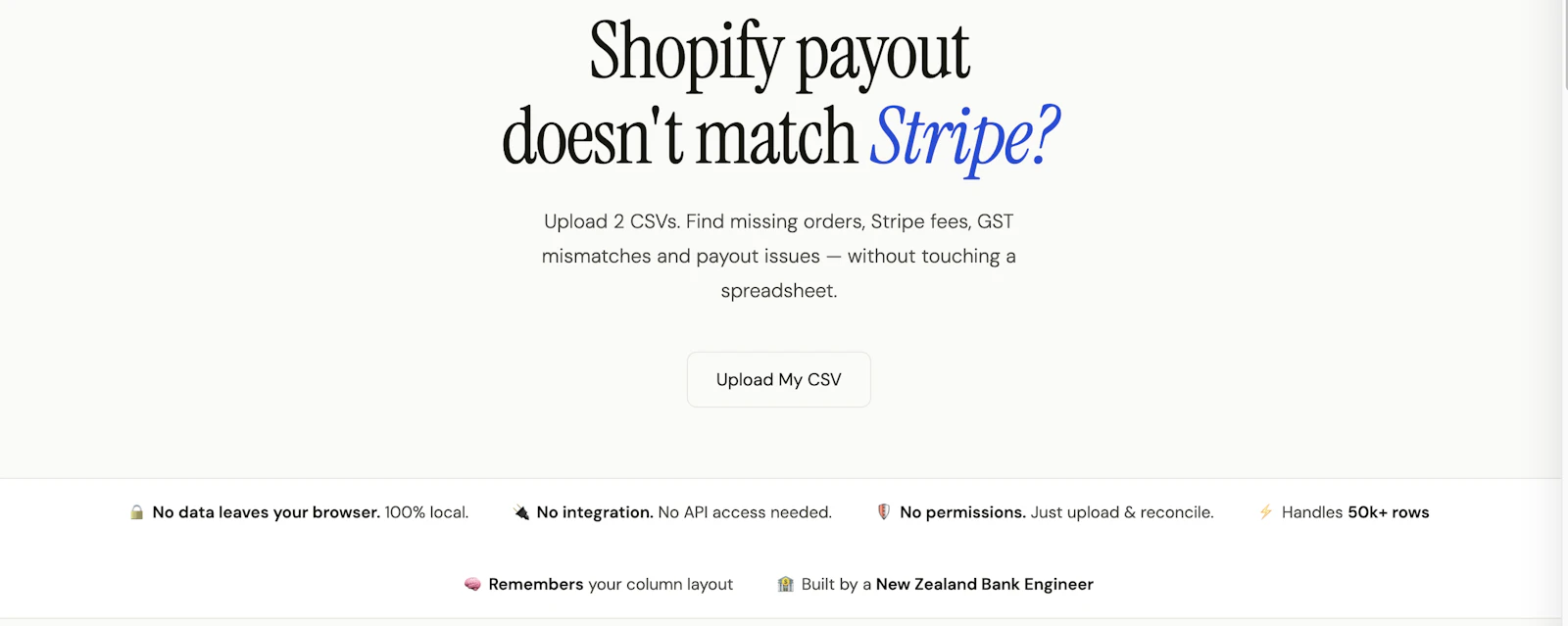 Reconcra — Shopify & Stripe Reconciler screenshot 3