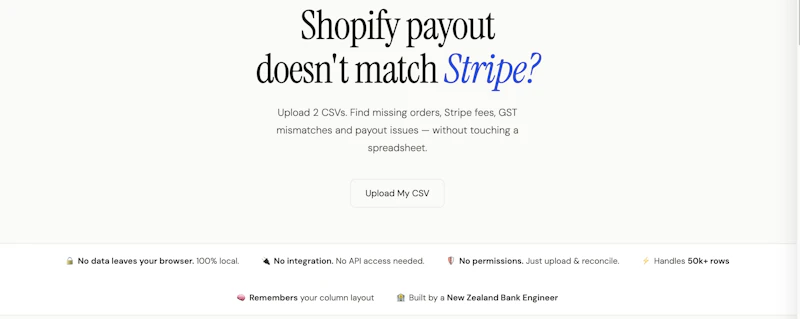 Reconcra — Shopify & Stripe Reconciler screenshot 3