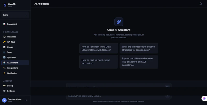ClawDB screenshot 4