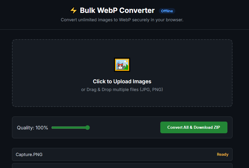 Bulk WebP Converter gallery image