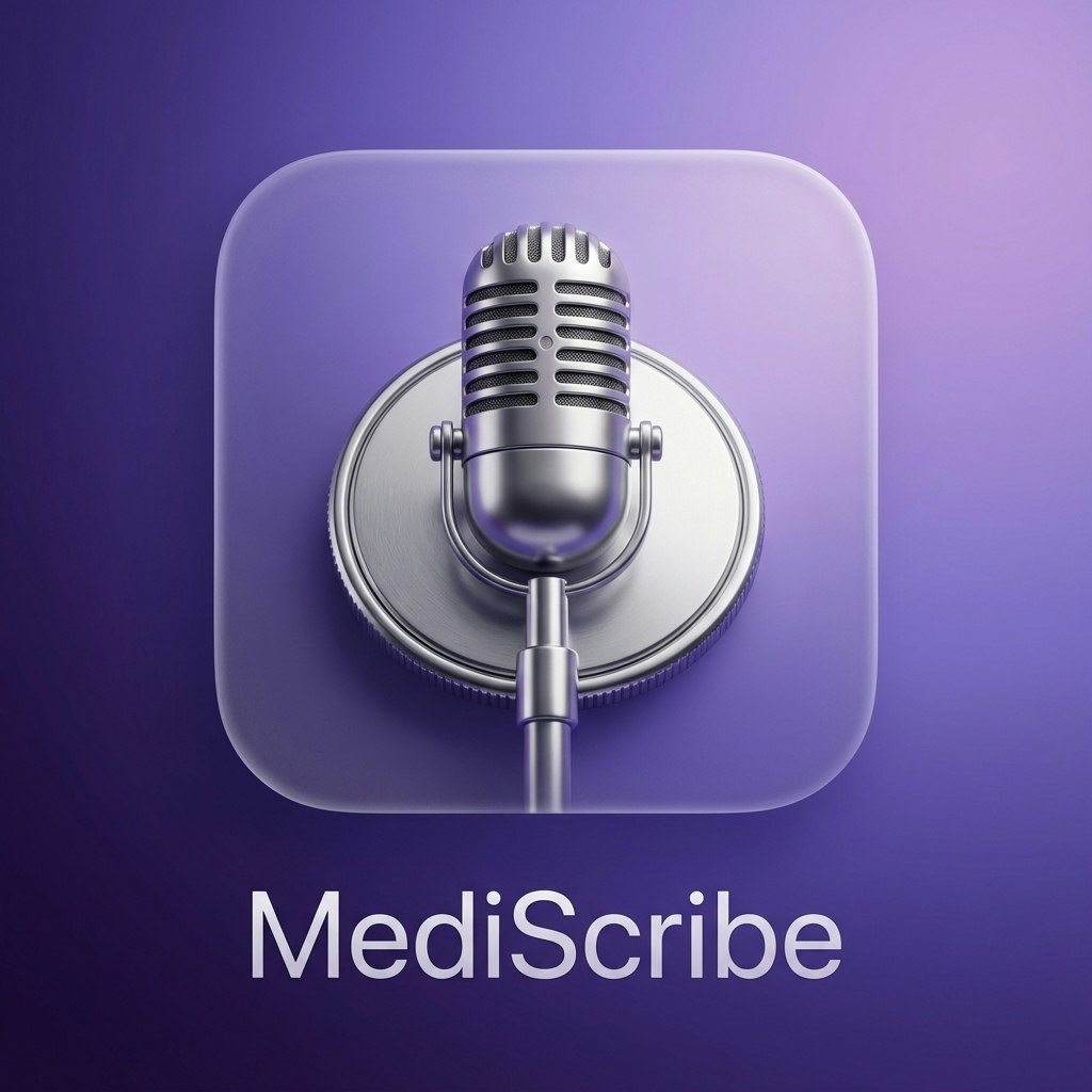 MediScribe - Main product screenshot demonstrating key features and user interface
