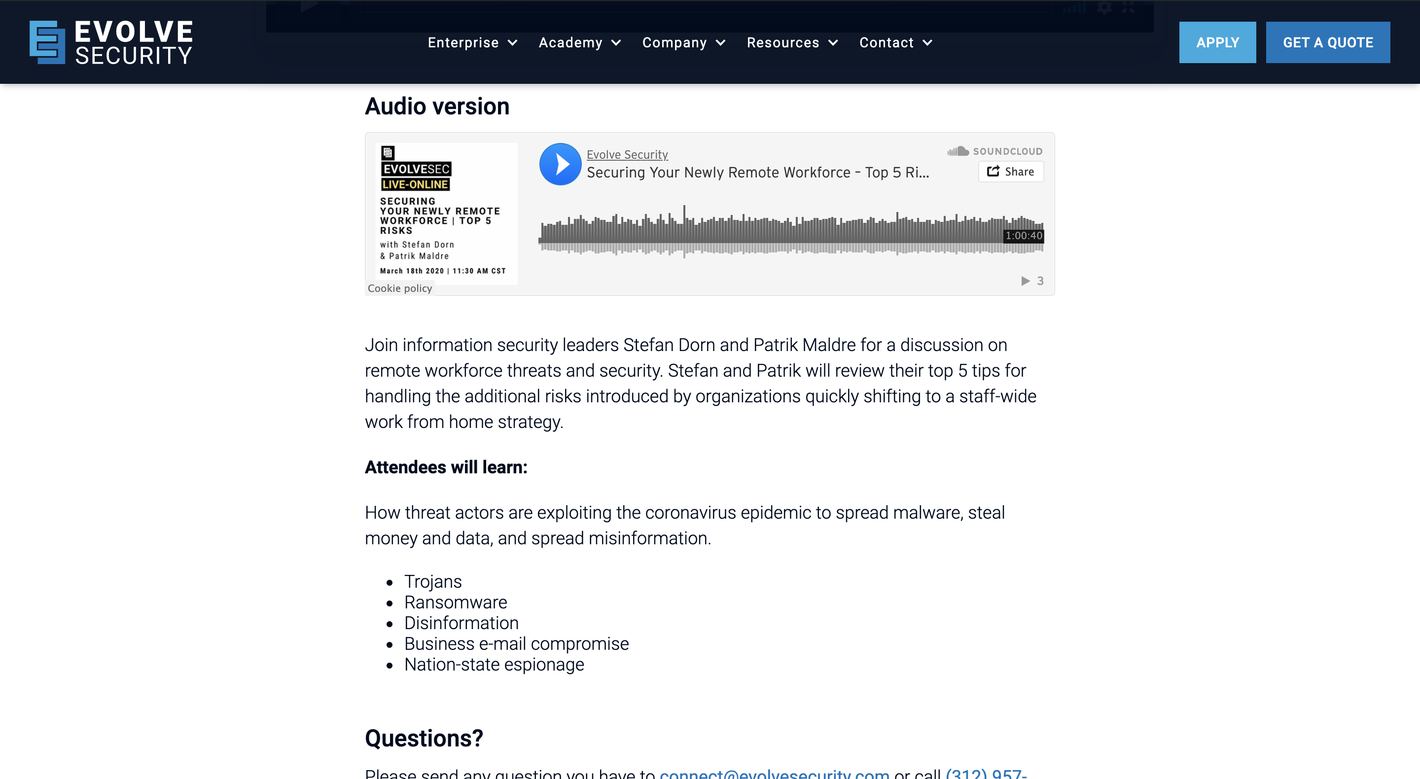 Top Cybersecurity Risks to Remote Teams gallery image