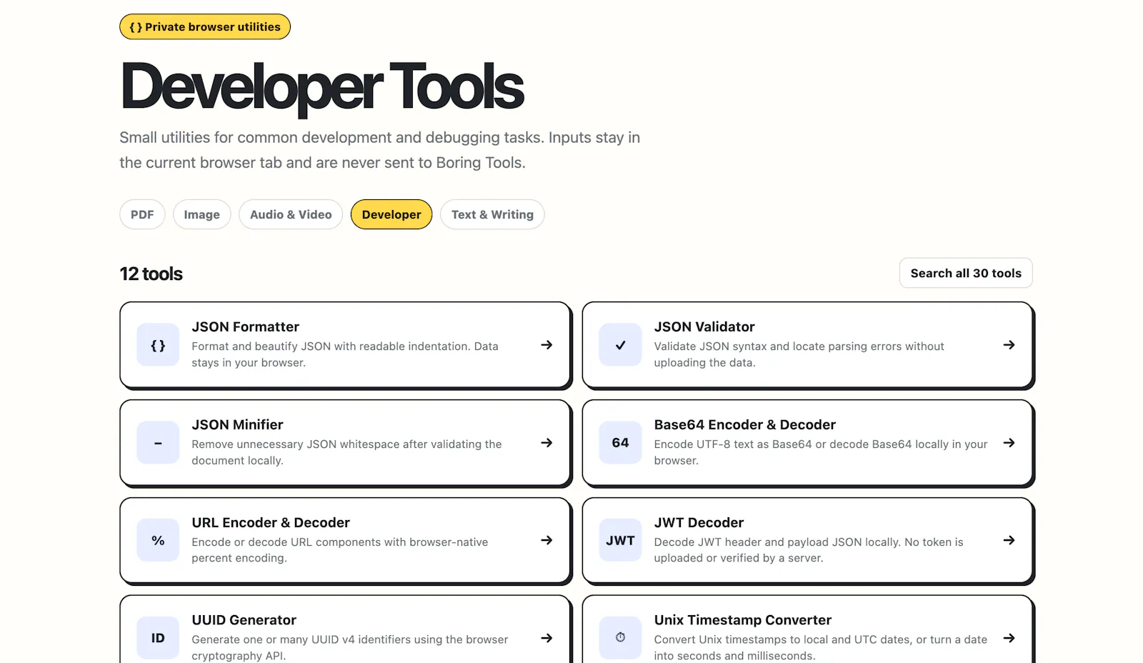 Boring Tools screenshot 3