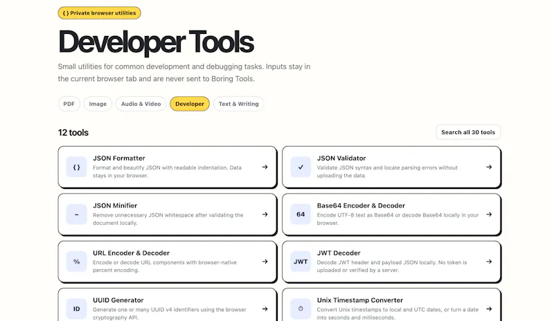 Boring Tools screenshot 3