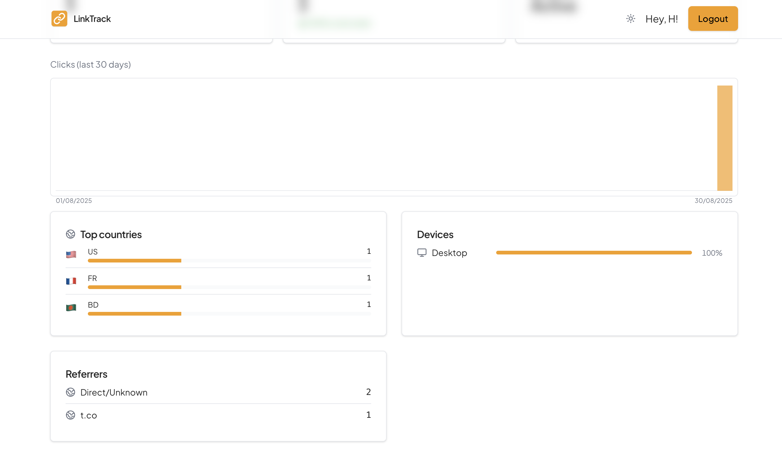 Mídia 4 de LinkTrack - Link Tracker - Encurre os links e rastreie os cliques com zero barulho.