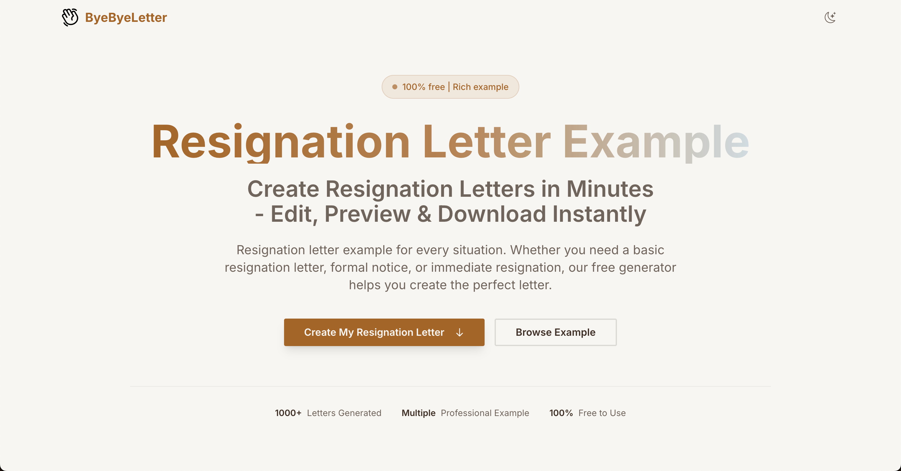 ByeByeLetter gallery image