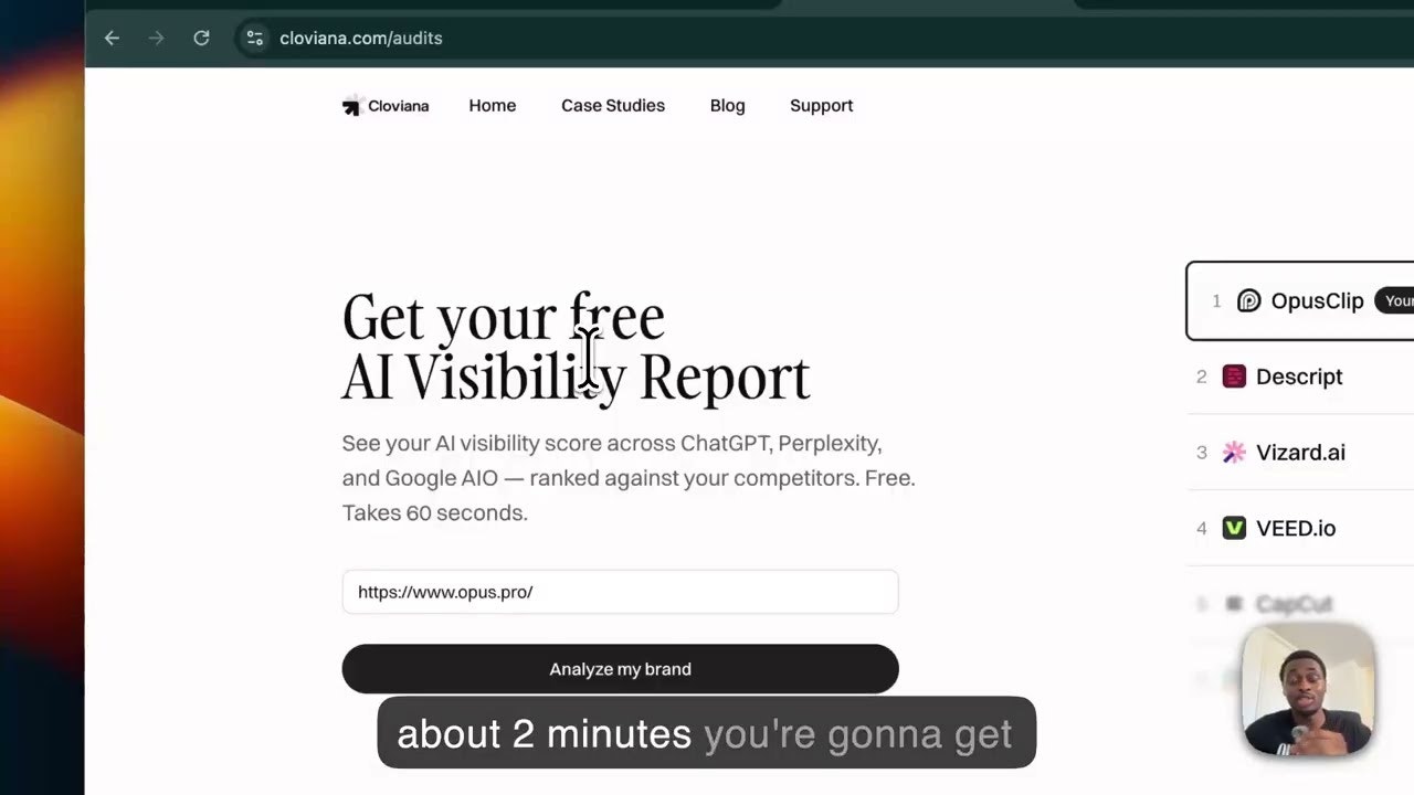 Cloviana Free AI Visibility Audit gallery image