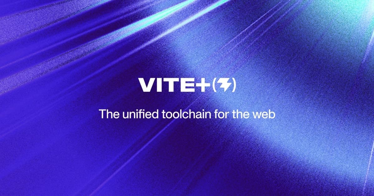 Vite+ (Alpha): The Unified Toolchain for the Web | Product Hunt
