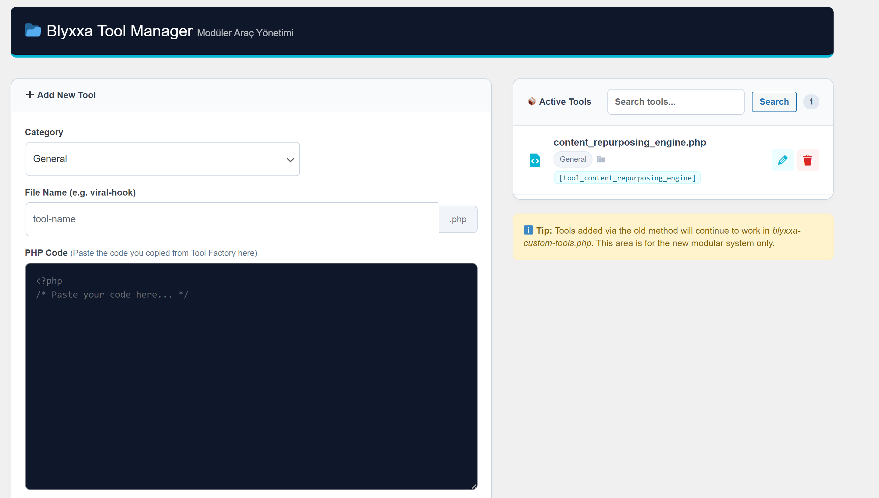 Blyxxa SaaS Engine - Screenshot 3 showing product features and functionality