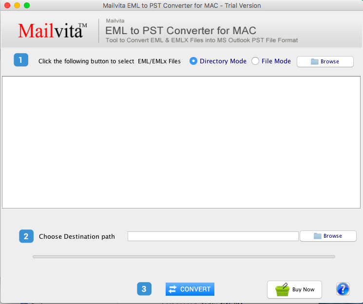 Media MailVita EML ke PST Converter untuk Mac 2