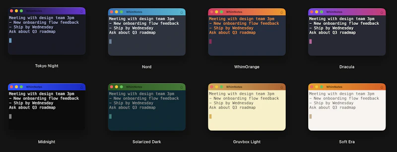 WhimNotes screenshot 4