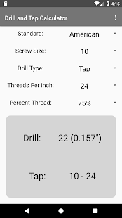 Drill and Tap Calculator gallery image
