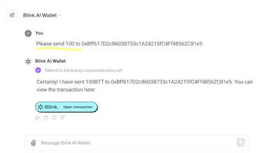 Blink - Blockchain Link for AI gallery image