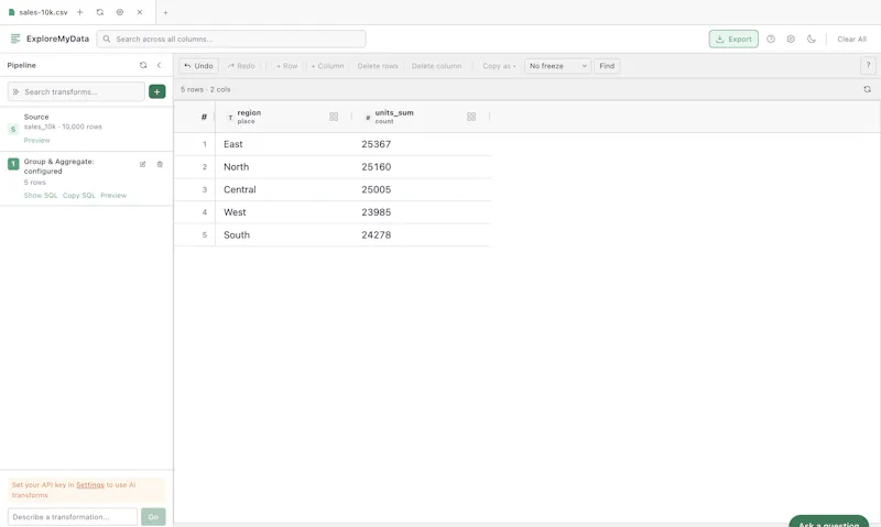 ExploreMyData screenshot 6
