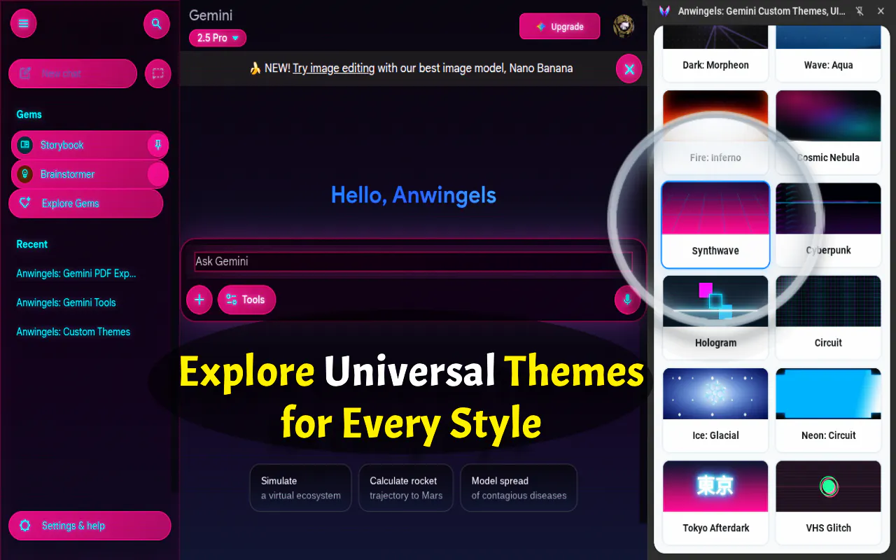 Premium Themes for Google Gemini 截图 8