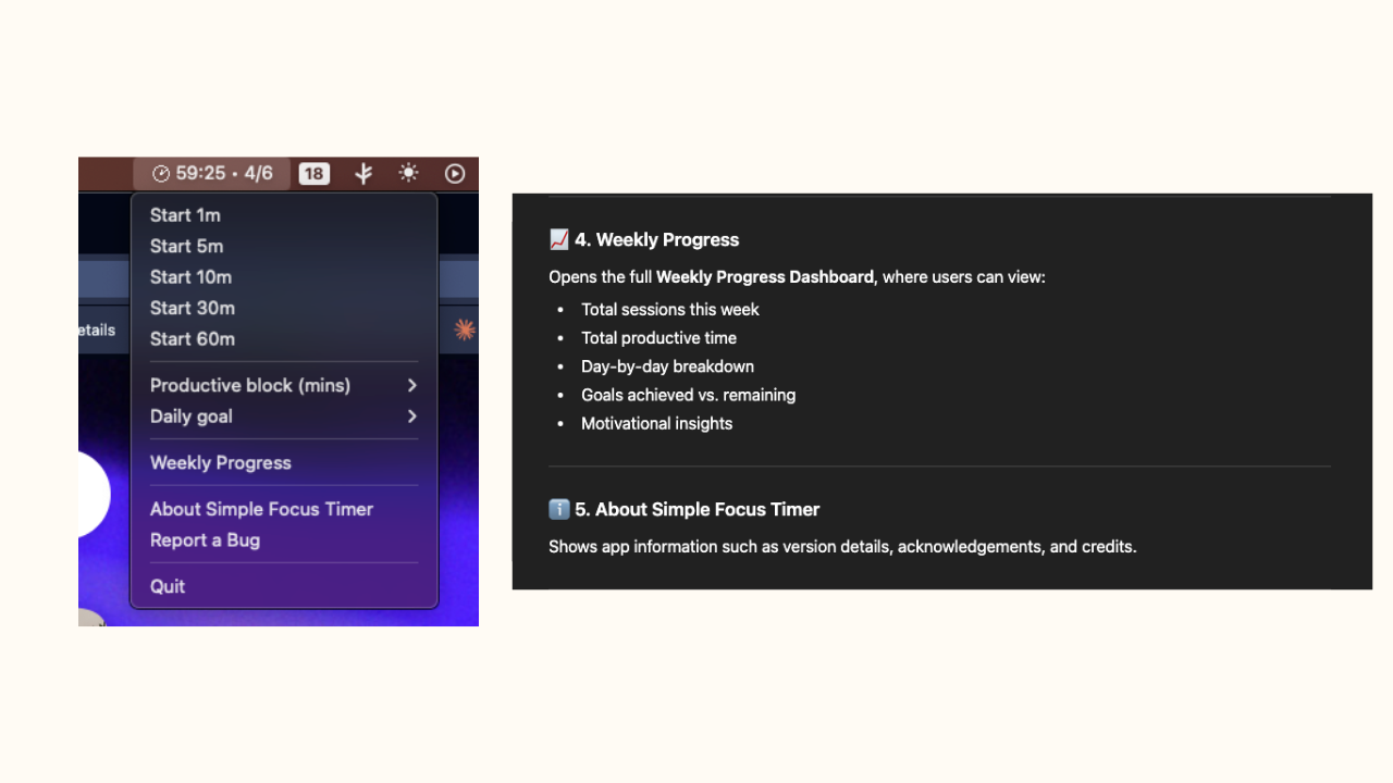 Simple Focus Timer - Screenshot 4 preview