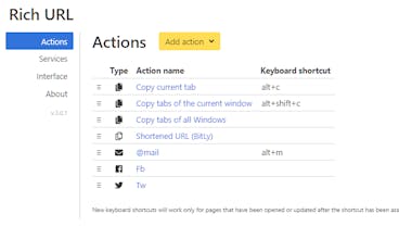 Rich URL Chrome extension gallery image