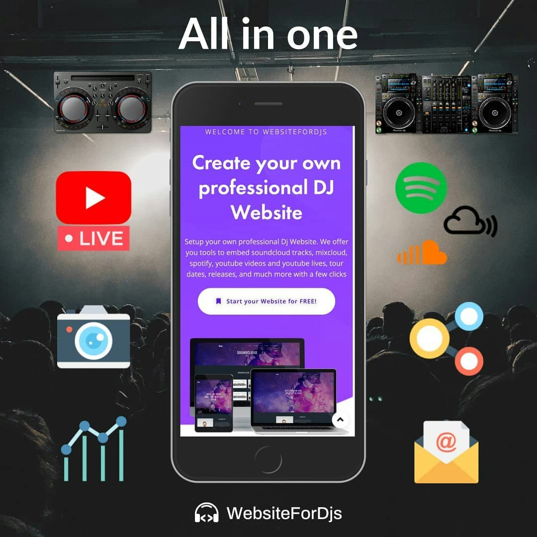 WebsiteForDjs - Bouw een professionele DJ -website zonder technische vaardigheden. media 14