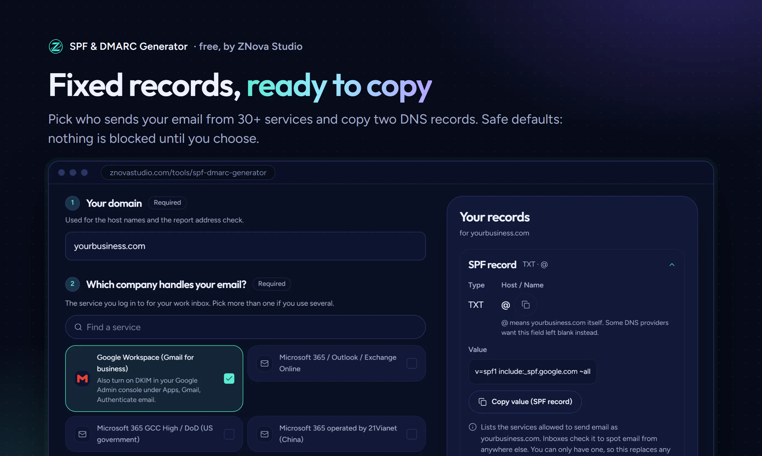 SPF & DMARC Checker gallery image