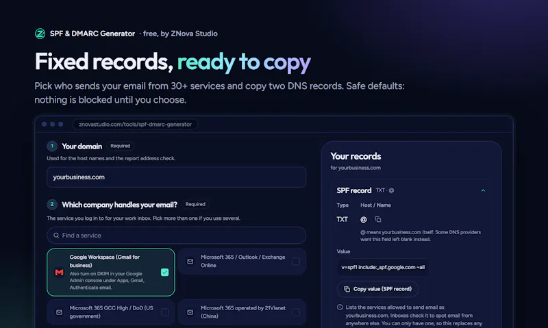 SPF & DMARC Checker screenshot 4