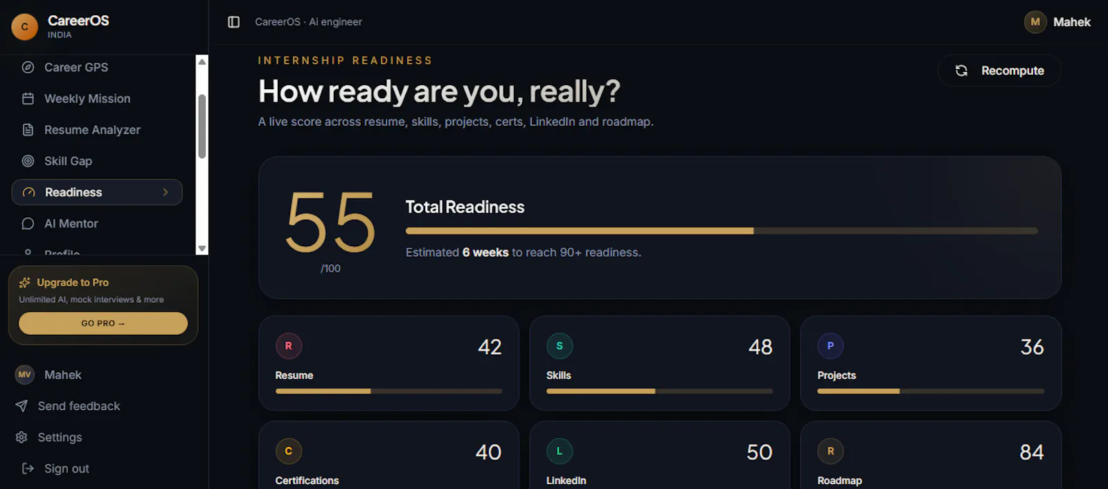 CareerOS — Stop Guessing Your Career screenshot 3