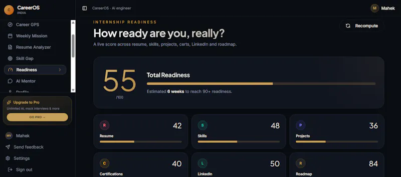 CareerOS — Stop Guessing Your Career screenshot 3