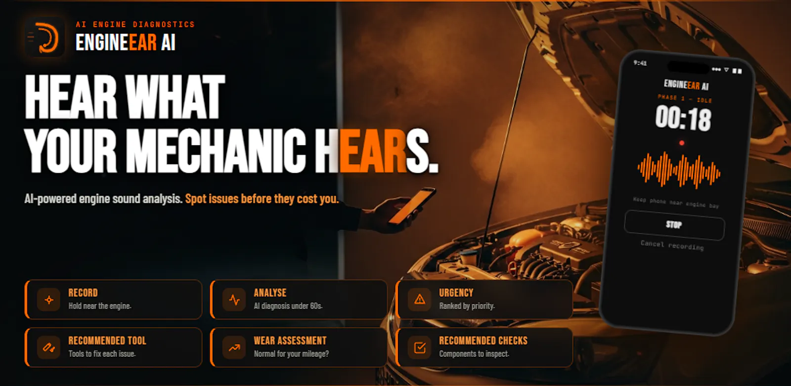 EngineEar AI screenshot 2
