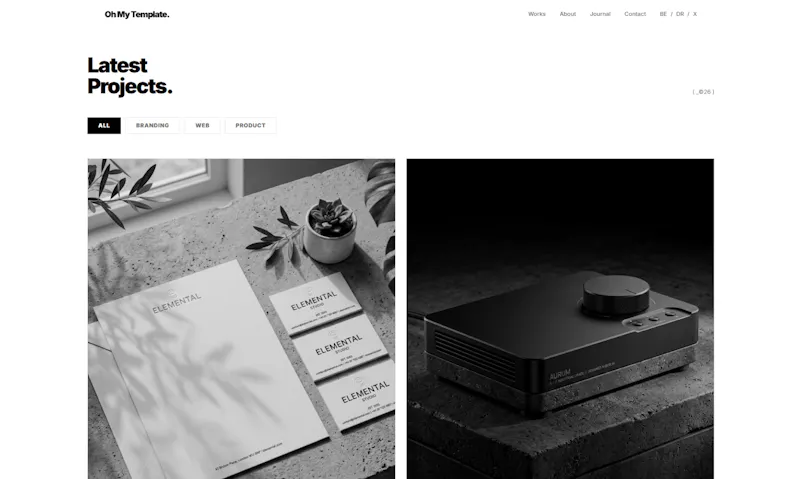 Ohmytemplate screenshot 6